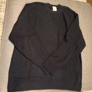 Abercrombie & Fitch Men's Dark Gray Crewneck Sweater